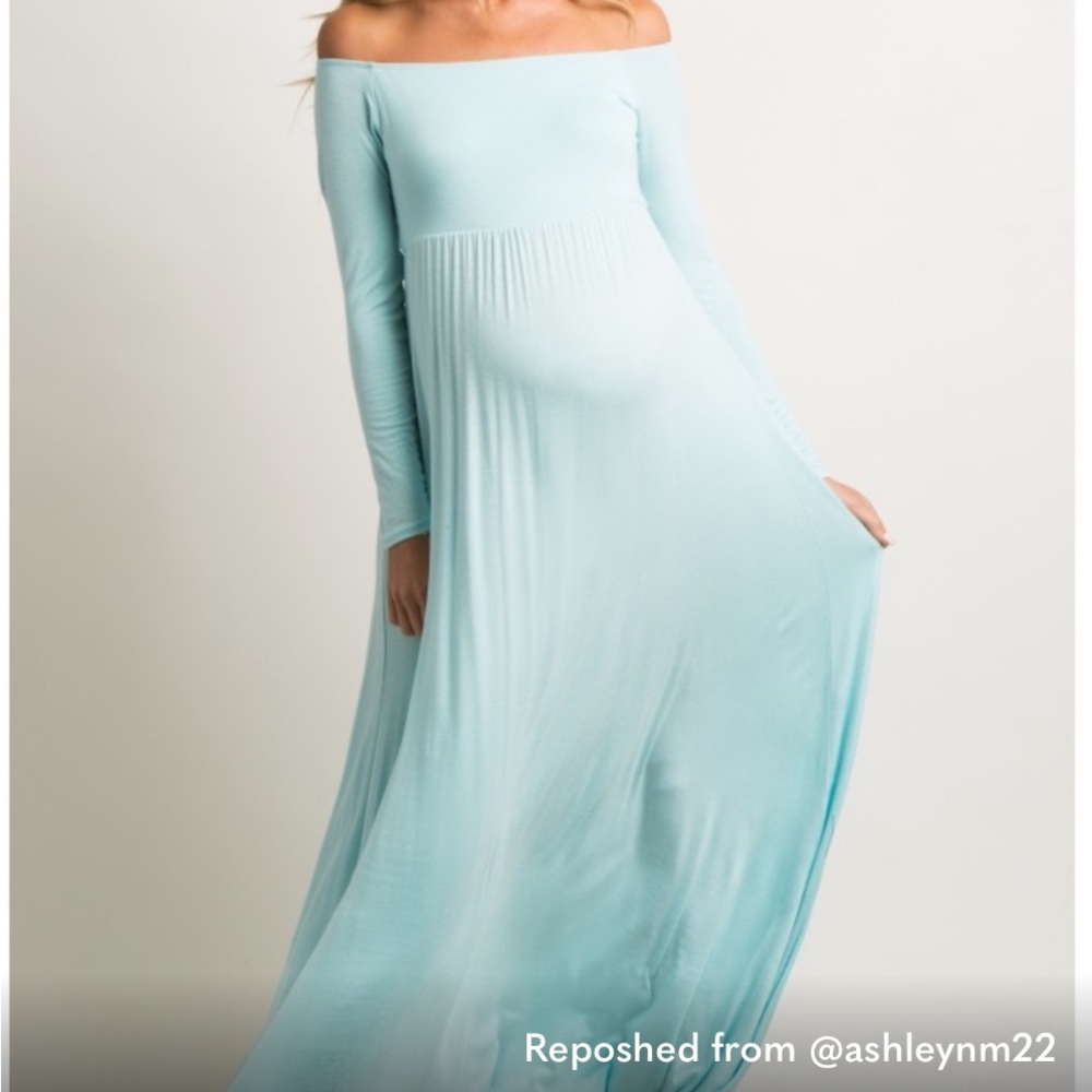 PinkBlush Maternity PhotoShoot Maxi Dress